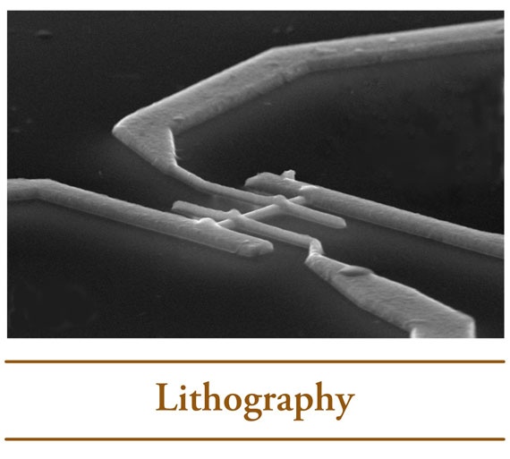 Lithography - SEM image of EBL patterned nanowire device